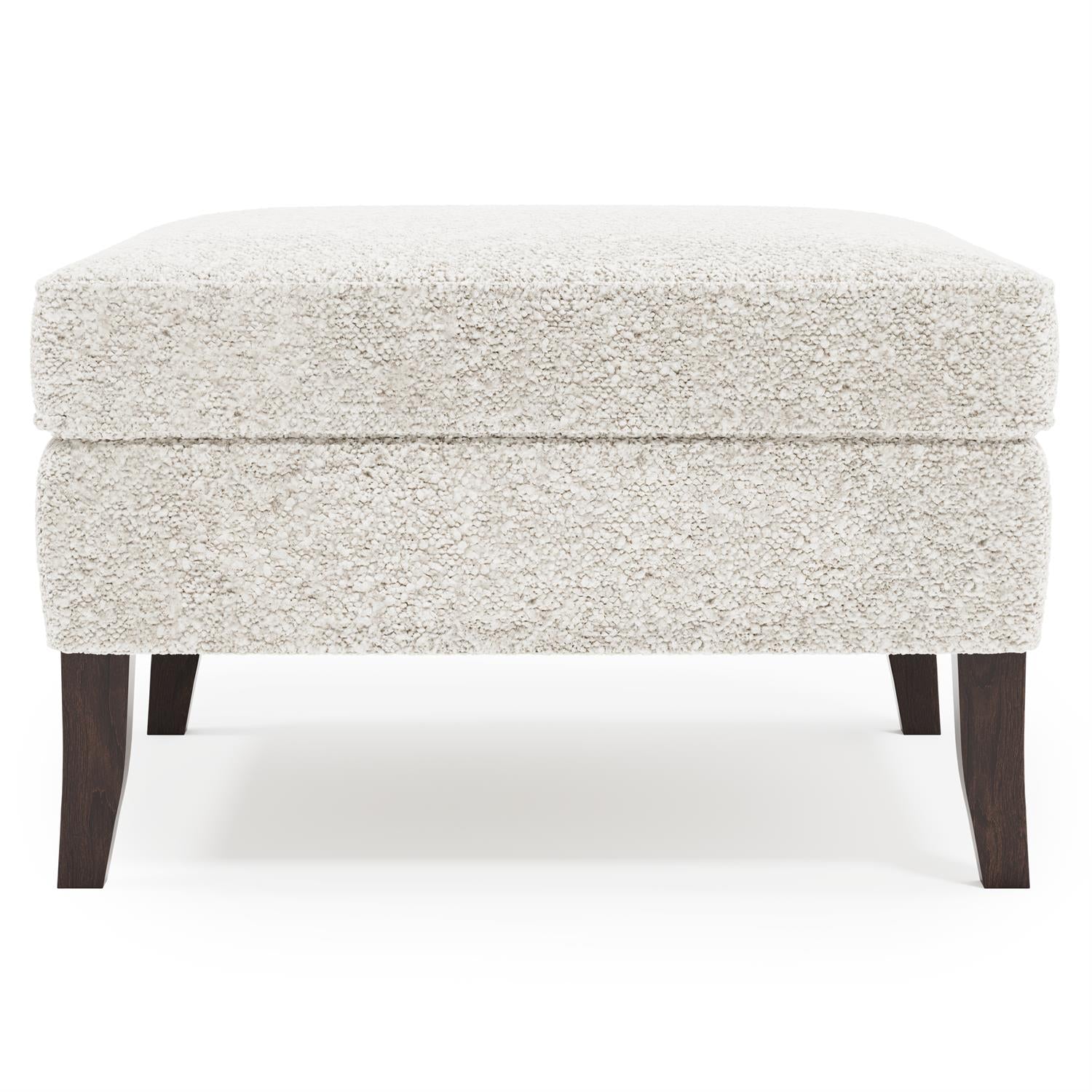 Bernhardt Kingston Fabric Ottoman Without Nails — N1700X