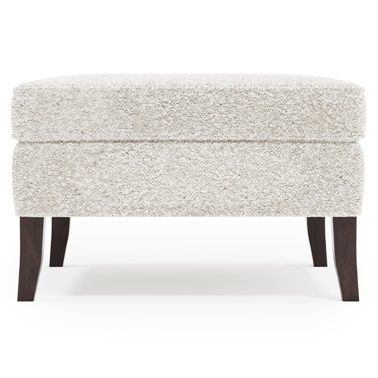 Bernhardt Kingston Fabric Ottoman Without Nails — N1700X