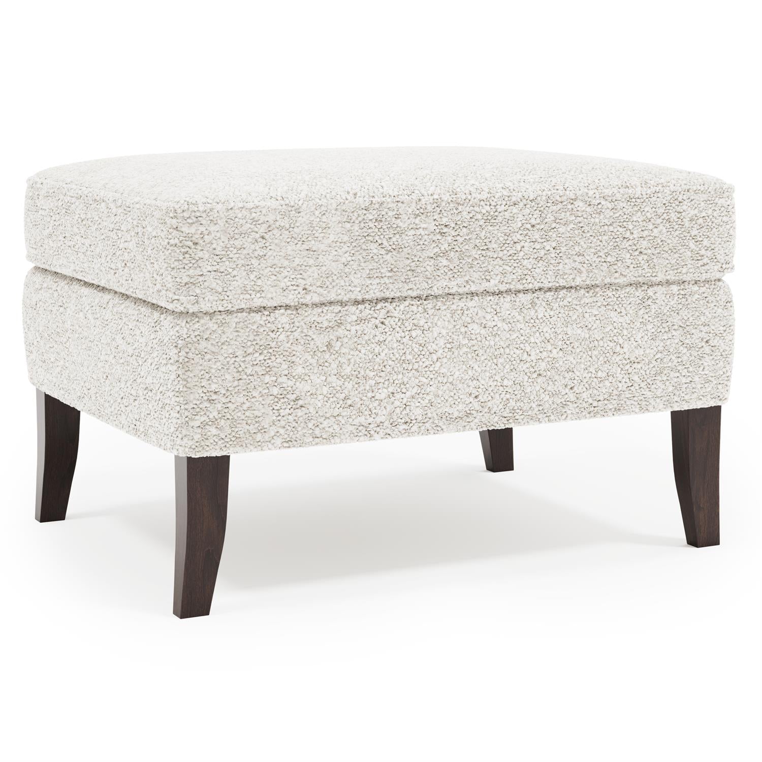 Bernhardt Kingston Fabric Ottoman Without Nails — N1700X