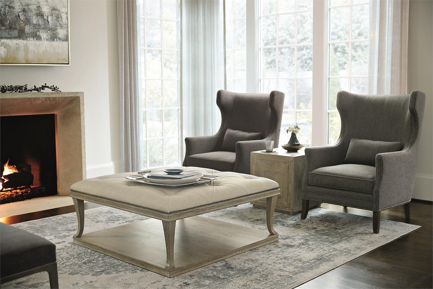 Bernhardt Kingston Fabric Chair — N1712