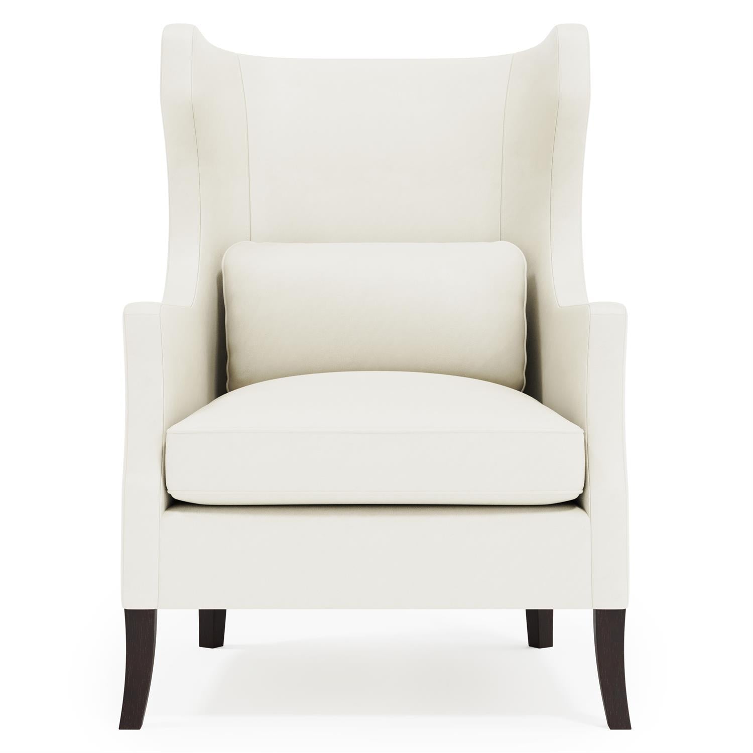 Bernhardt Kingston Leather Chair Without Nails — N1712LX