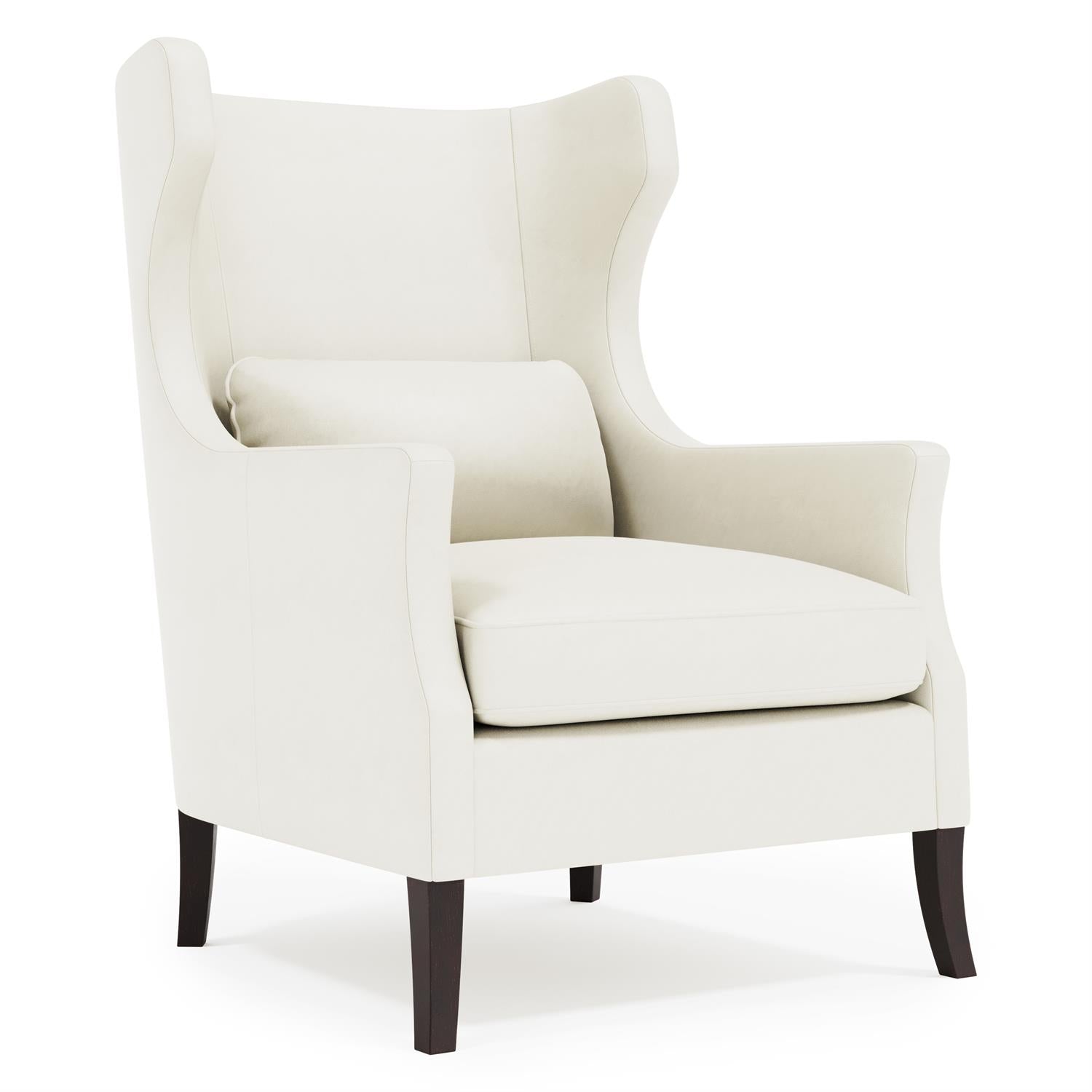 Bernhardt Kingston Leather Chair Without Nails — N1712LX