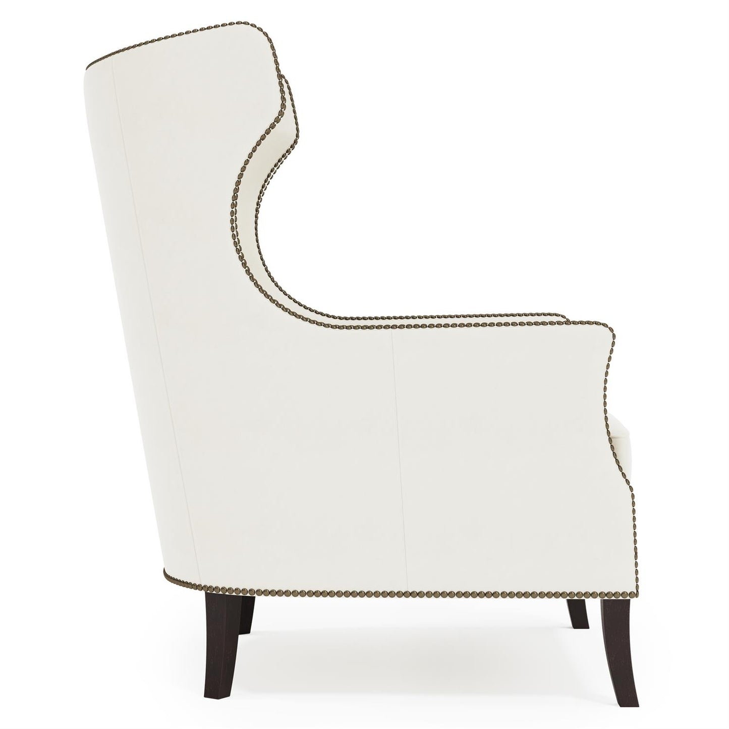 Bernhardt Kingston Leather Chair Without Pillows — N1712LY