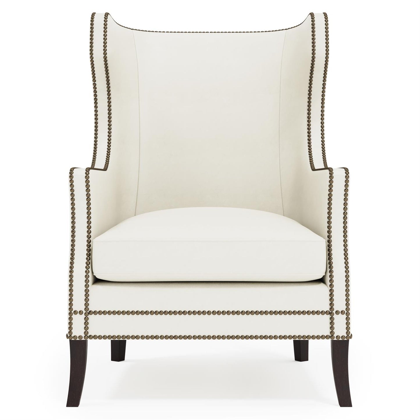Bernhardt Kingston Leather Chair Without Pillows — N1712LY