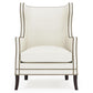 Bernhardt Kingston Leather Chair Without Pillows — N1712LY