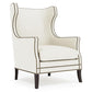Bernhardt Kingston Leather Chair Without Pillows — N1712LY