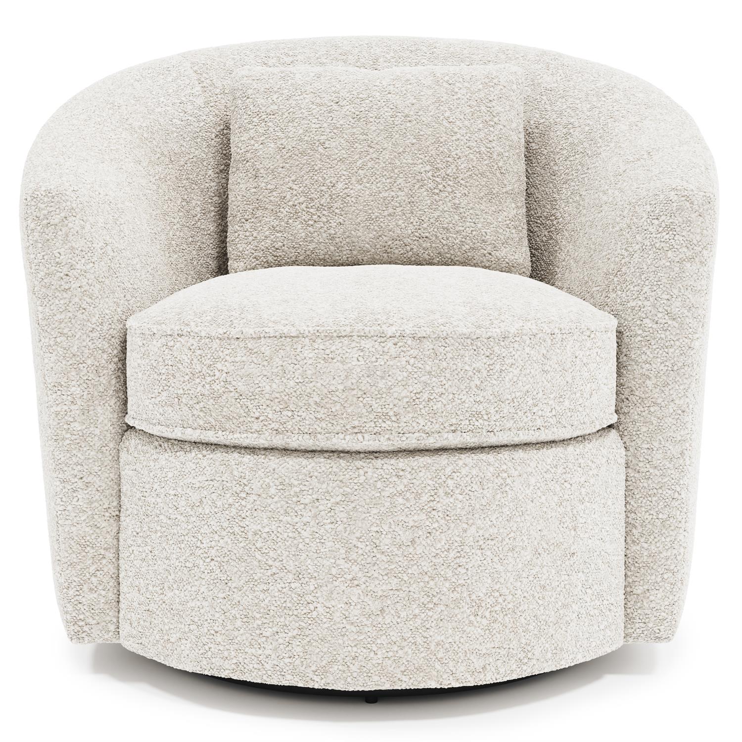 Bernhardt Elizabeth Fabric Swivel Chair — N1745S
