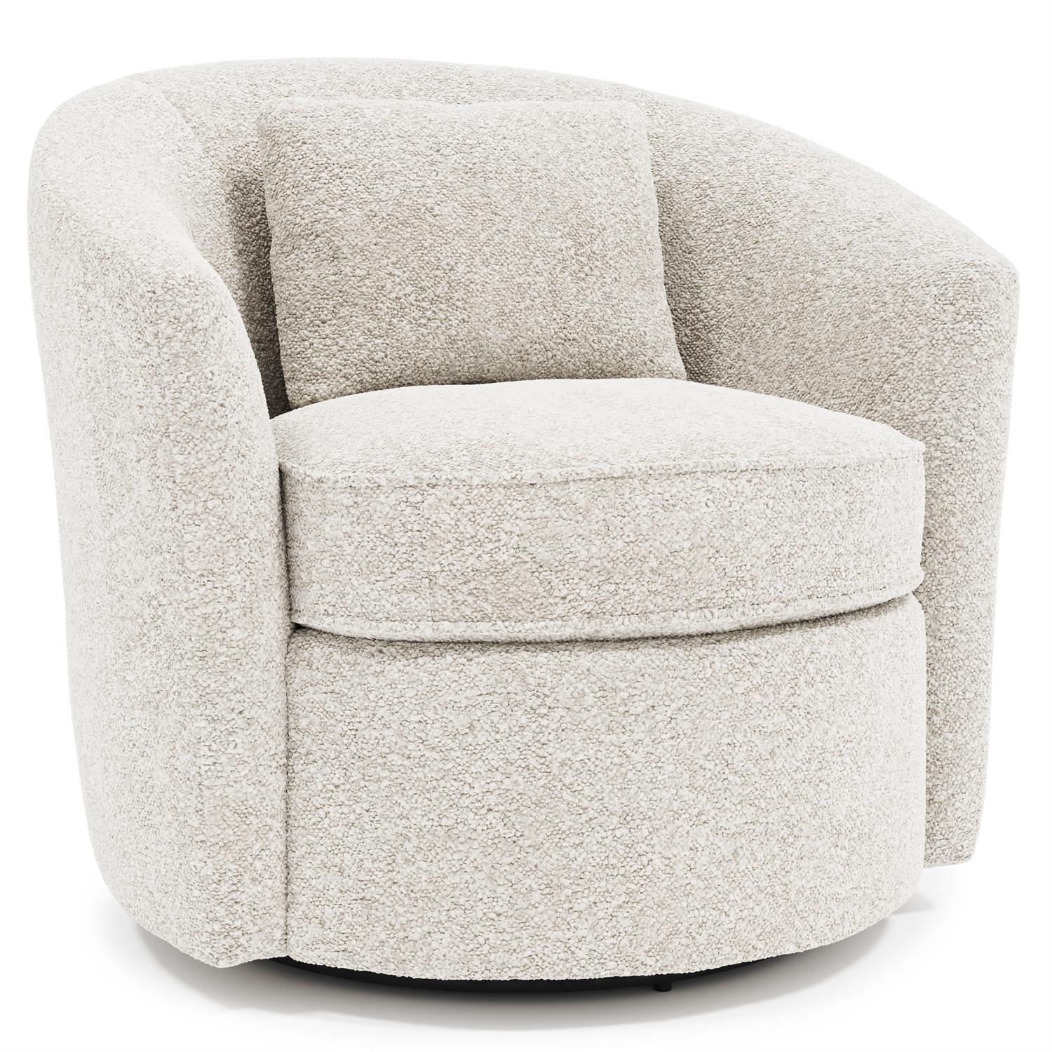 Bernhardt Elizabeth Fabric Swivel Chair — N1745S