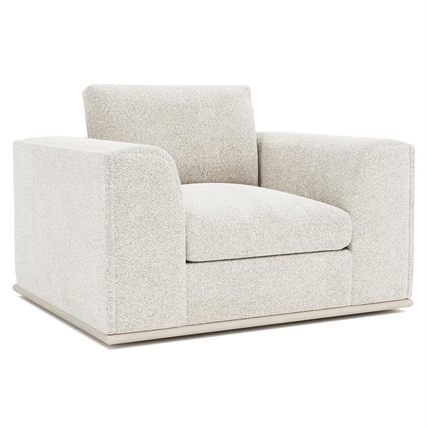 Bernhardt Prague Fabric Chair 1/2 Without Pillows — N1963Y