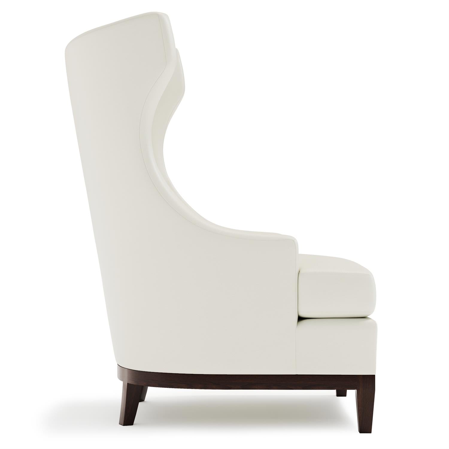 Bernhardt Pascal Leather Chair Without Pillows — N2062LY