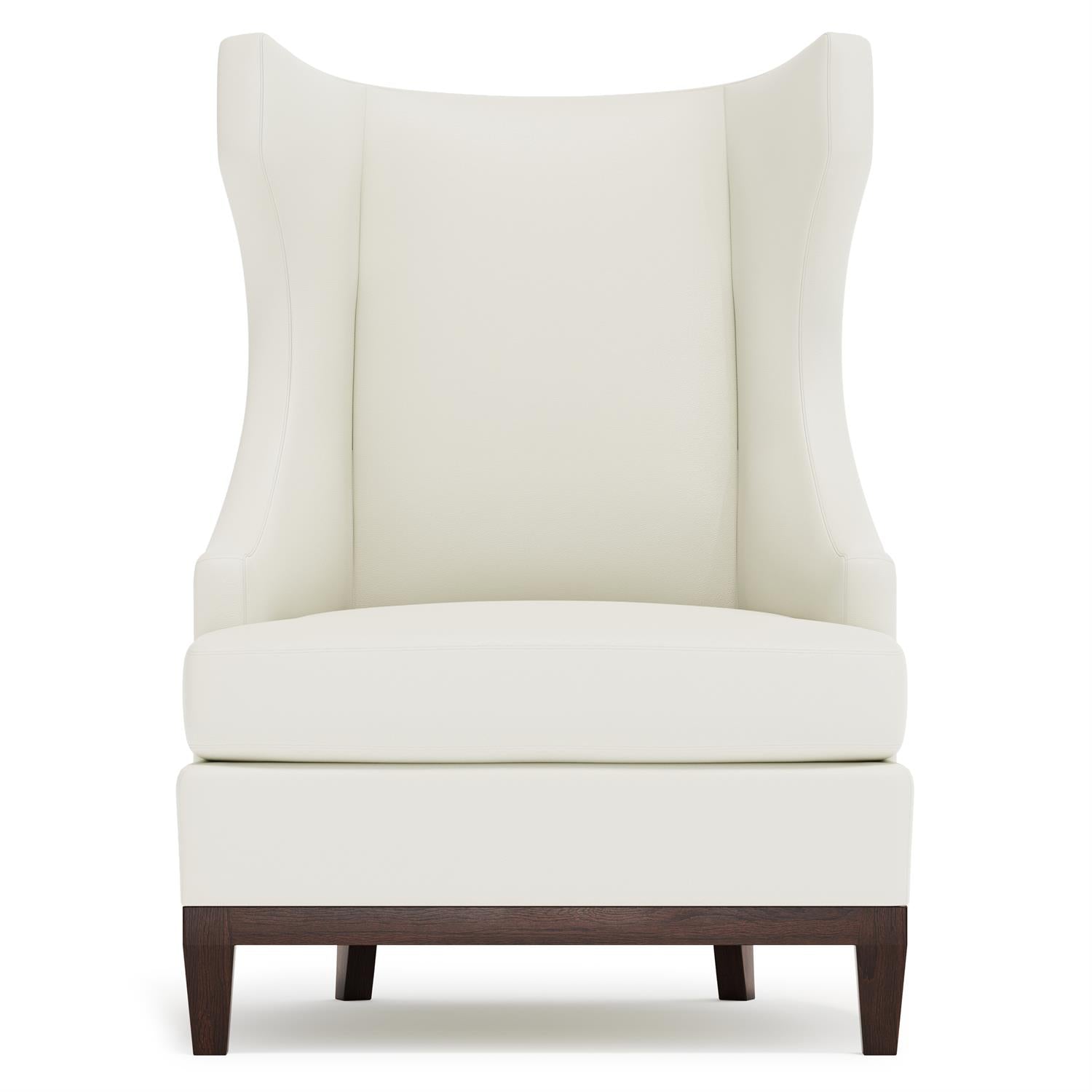 Bernhardt Pascal Leather Chair Without Pillows — N2062LY