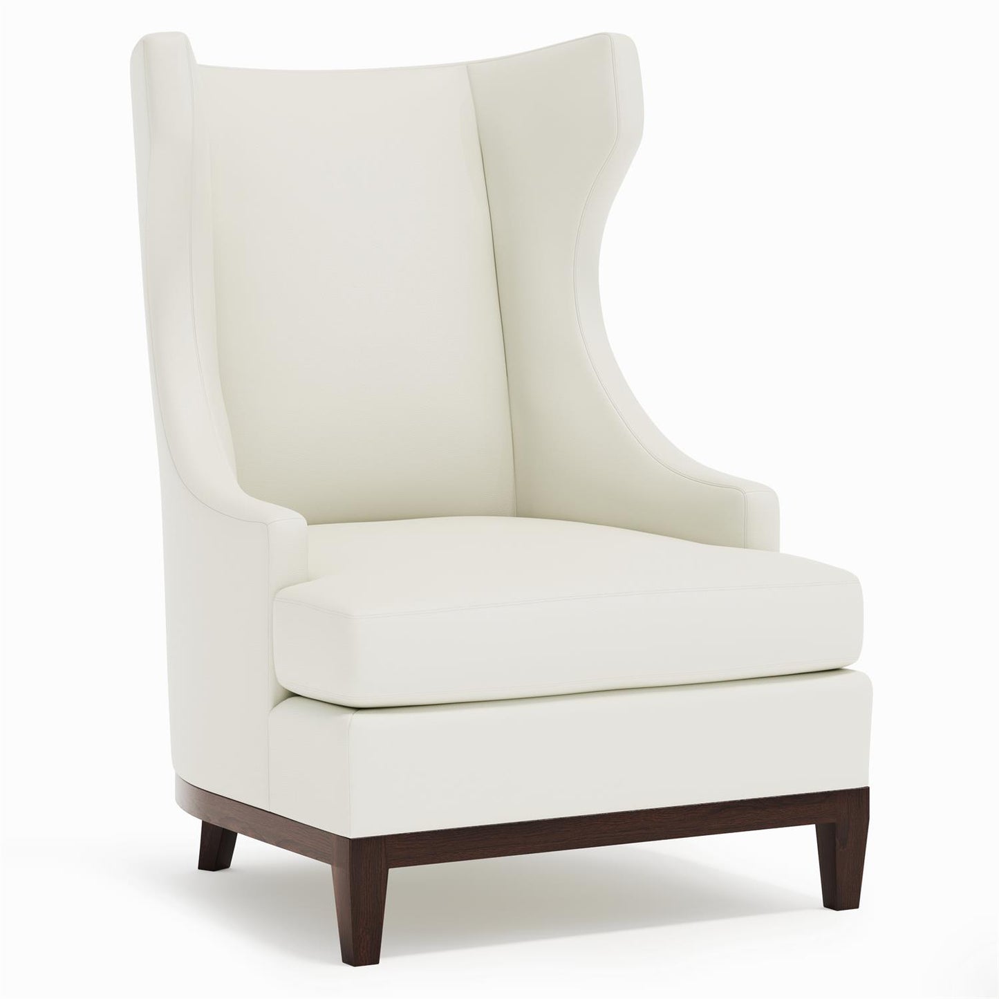 Bernhardt Pascal Leather Chair Without Pillows — N2062LY