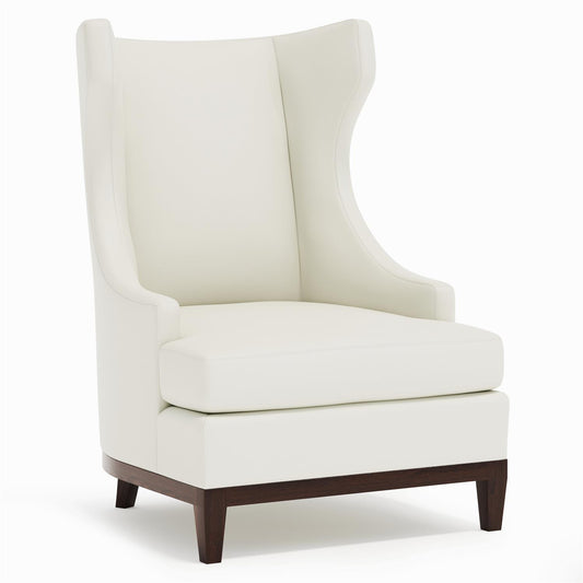 Bernhardt Pascal Leather Chair Without Pillows — N2062LY