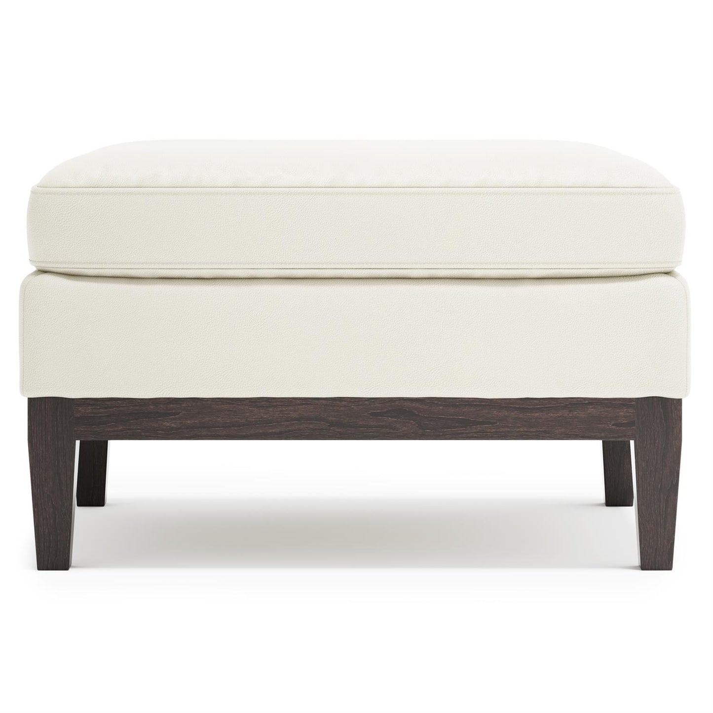 Bernhardt Cumberland Leather Ottoman — N2721L