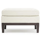 Bernhardt Cumberland Leather Ottoman — N2721L