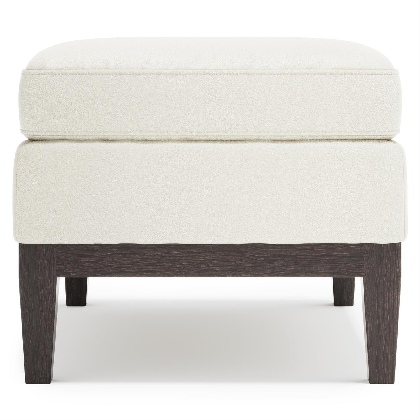 Bernhardt Cumberland Leather Ottoman — N2721L