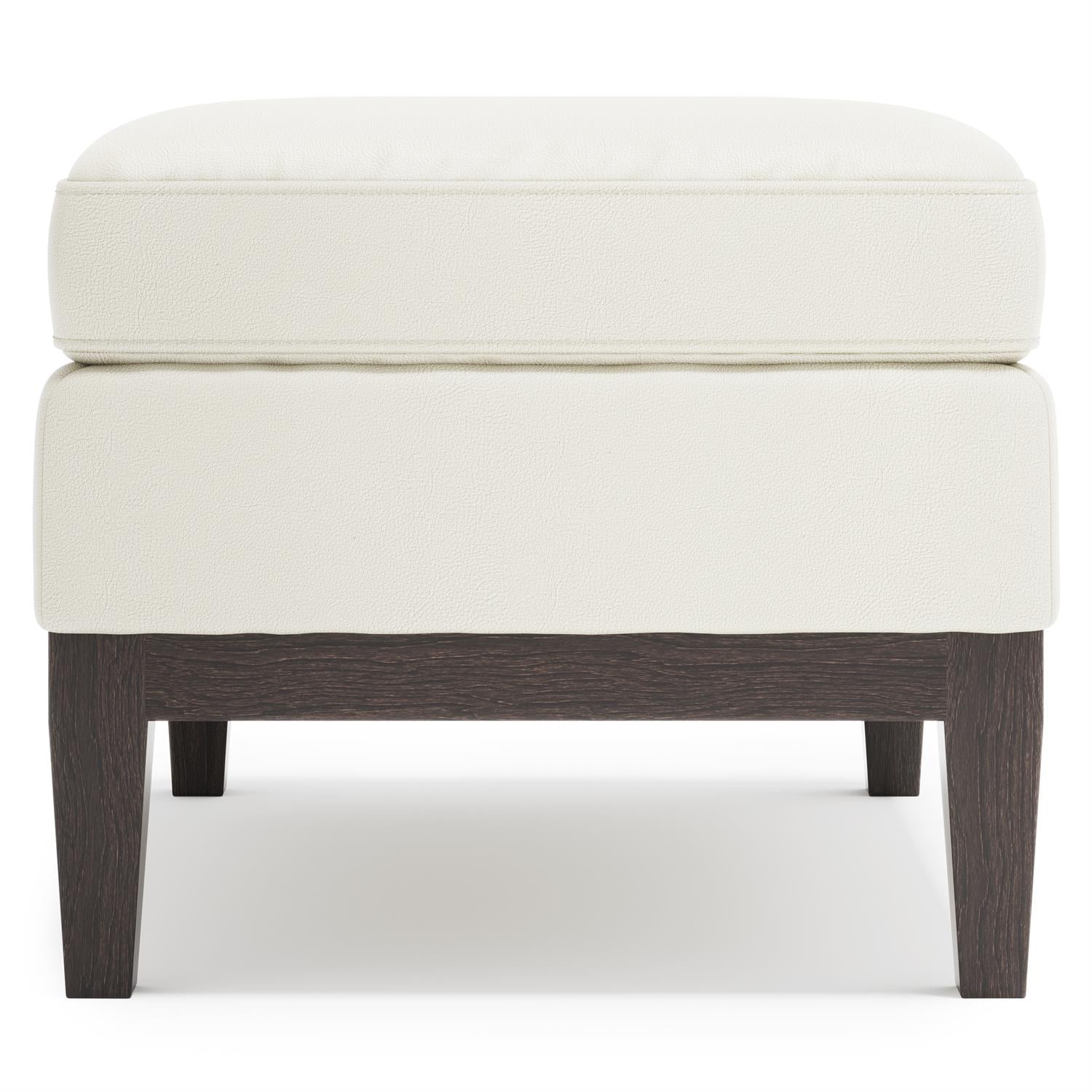 Bernhardt Cumberland Leather Ottoman — N2721L