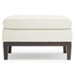 Bernhardt Cumberland Leather Ottoman — N2721L