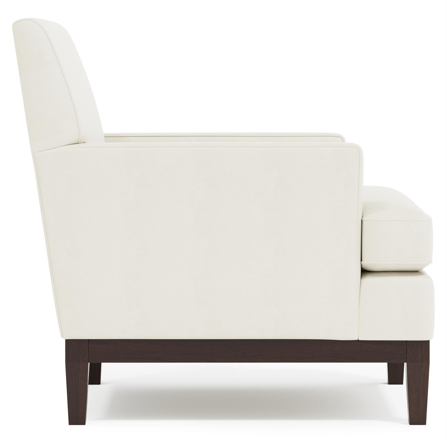 Bernhardt Cumberland Leather Chair Without Pillows — N2722LY