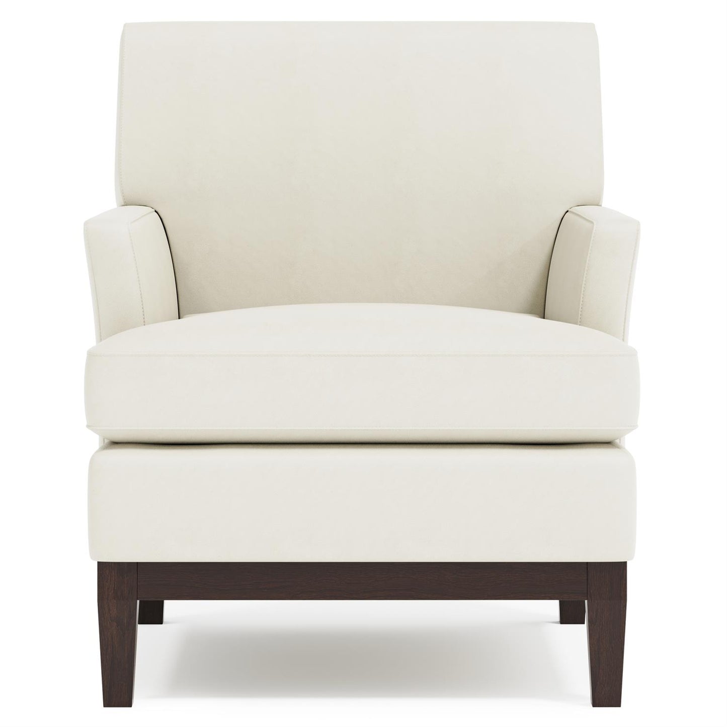 Bernhardt Cumberland Leather Chair Without Pillows — N2722LY