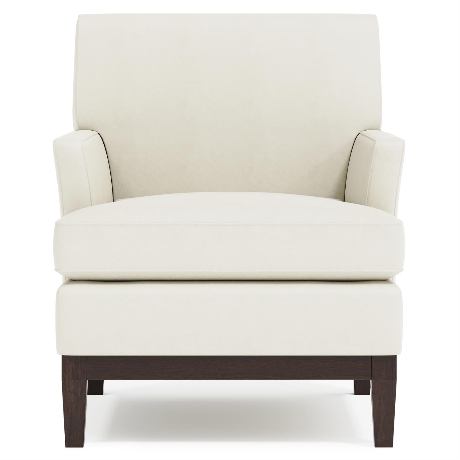Bernhardt Cumberland Leather Chair Without Pillows — N2722LY