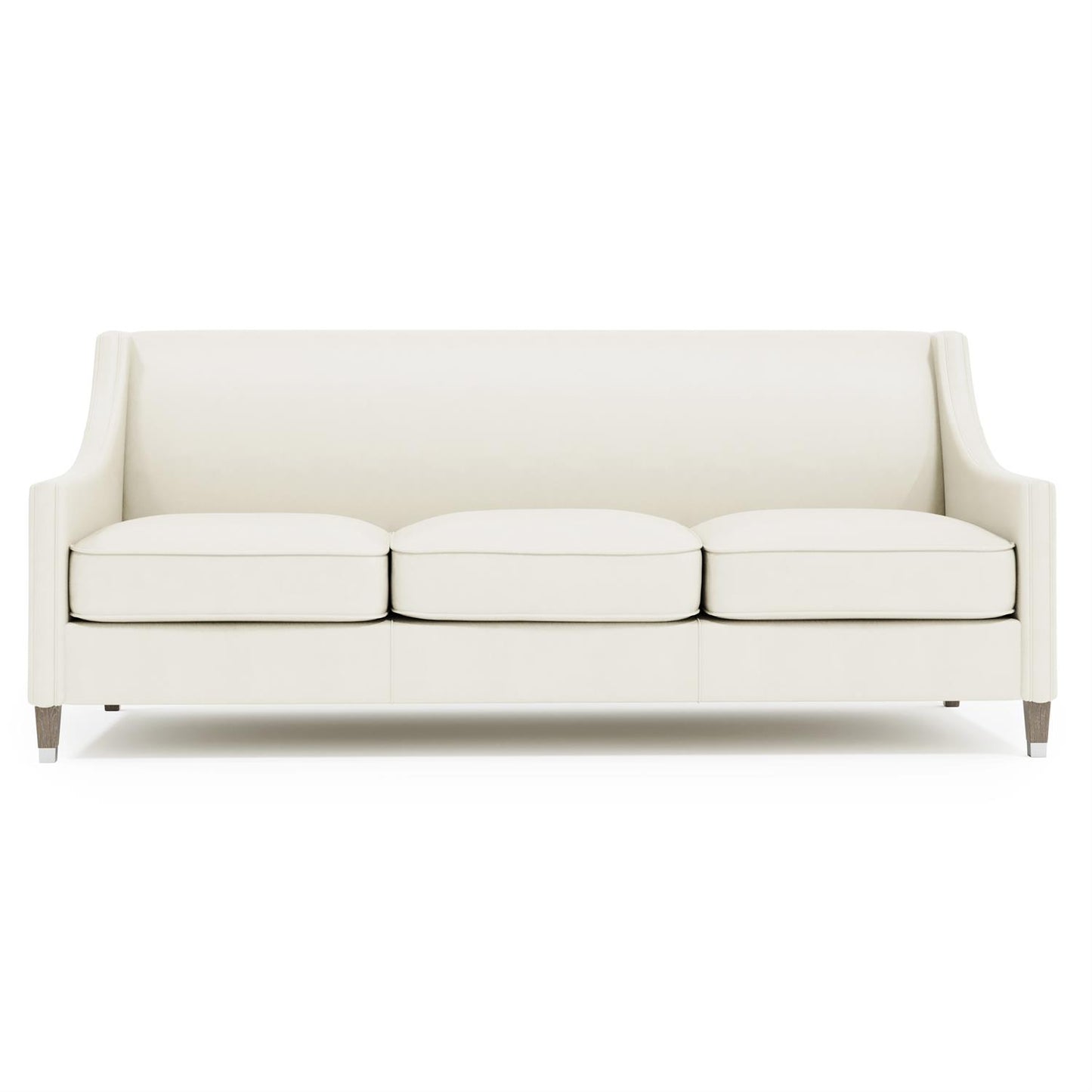 Bernhardt Palisades Leather Sofa Without Pillows & Nails — N286LYX