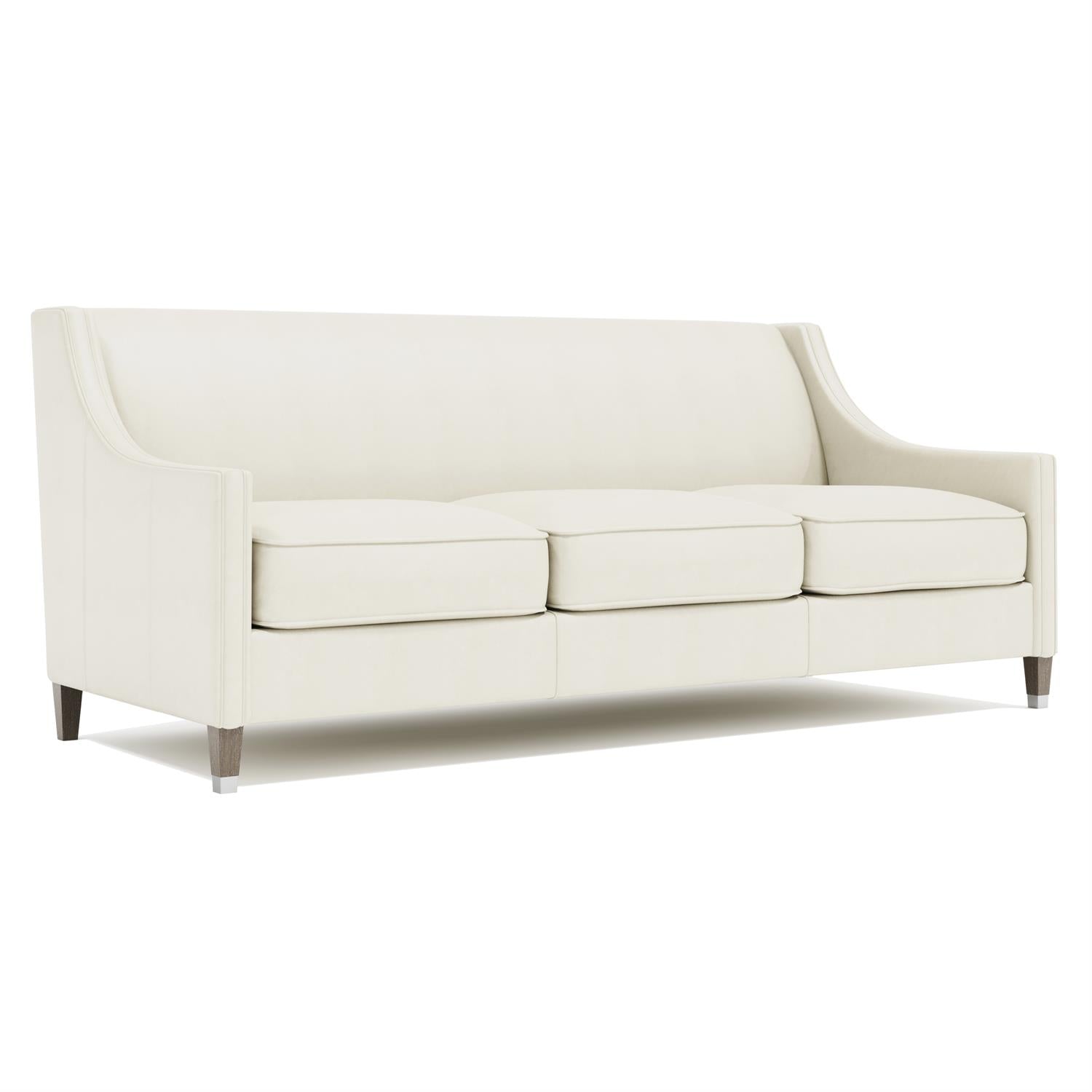 Bernhardt Palisades Leather Sofa Without Pillows & Nails — N286LYX