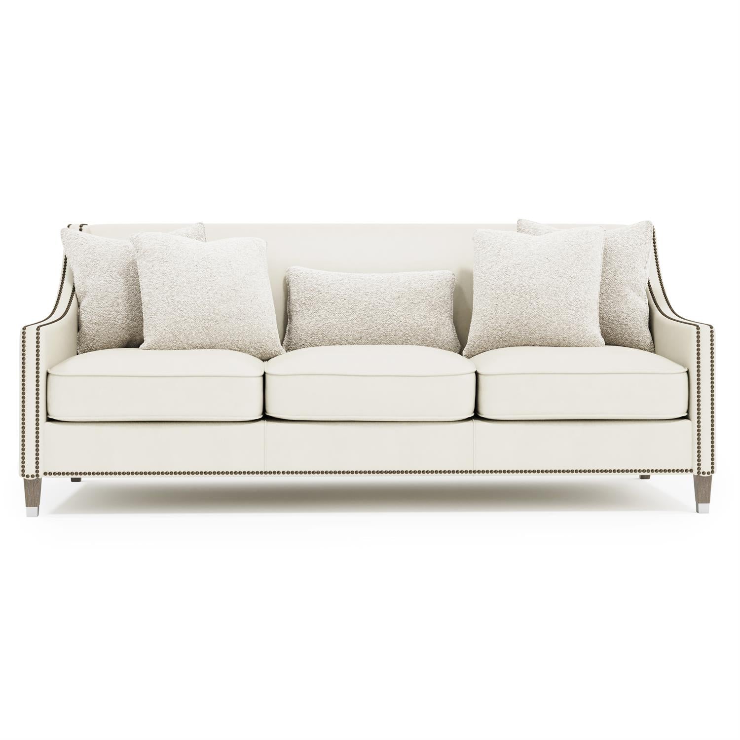 Bernhardt Palisades Leather Sofa — N2876L