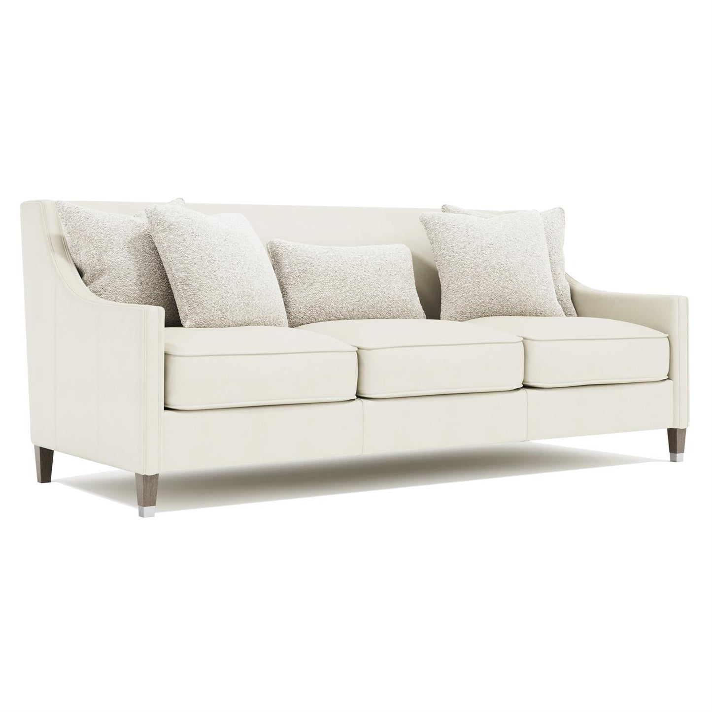 Bernhardt Palisades Leather Sofa Without Nails — N2876LX