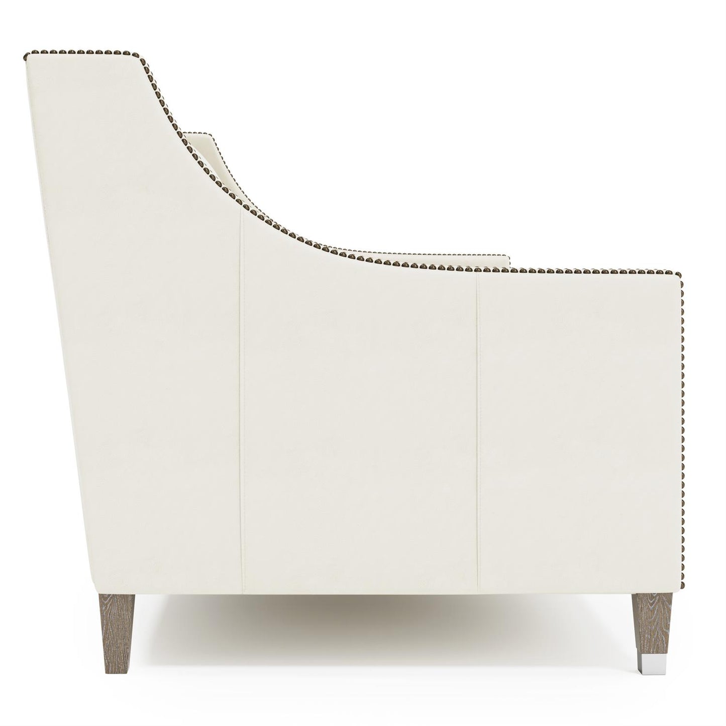 Bernhardt Palisades Leather Sofa Without Pillows — N2876LY
