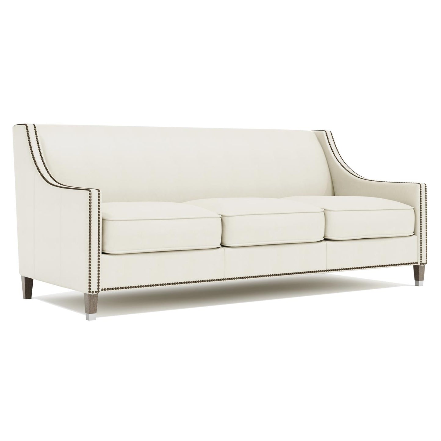 Bernhardt Palisades Leather Sofa Without Pillows — N2876LY