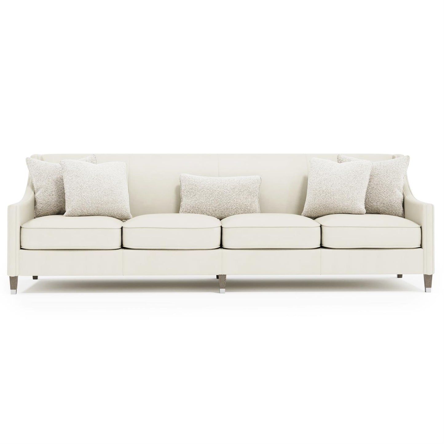 Bernhardt Palisades Leather Sofa Without Nails — N2877LX