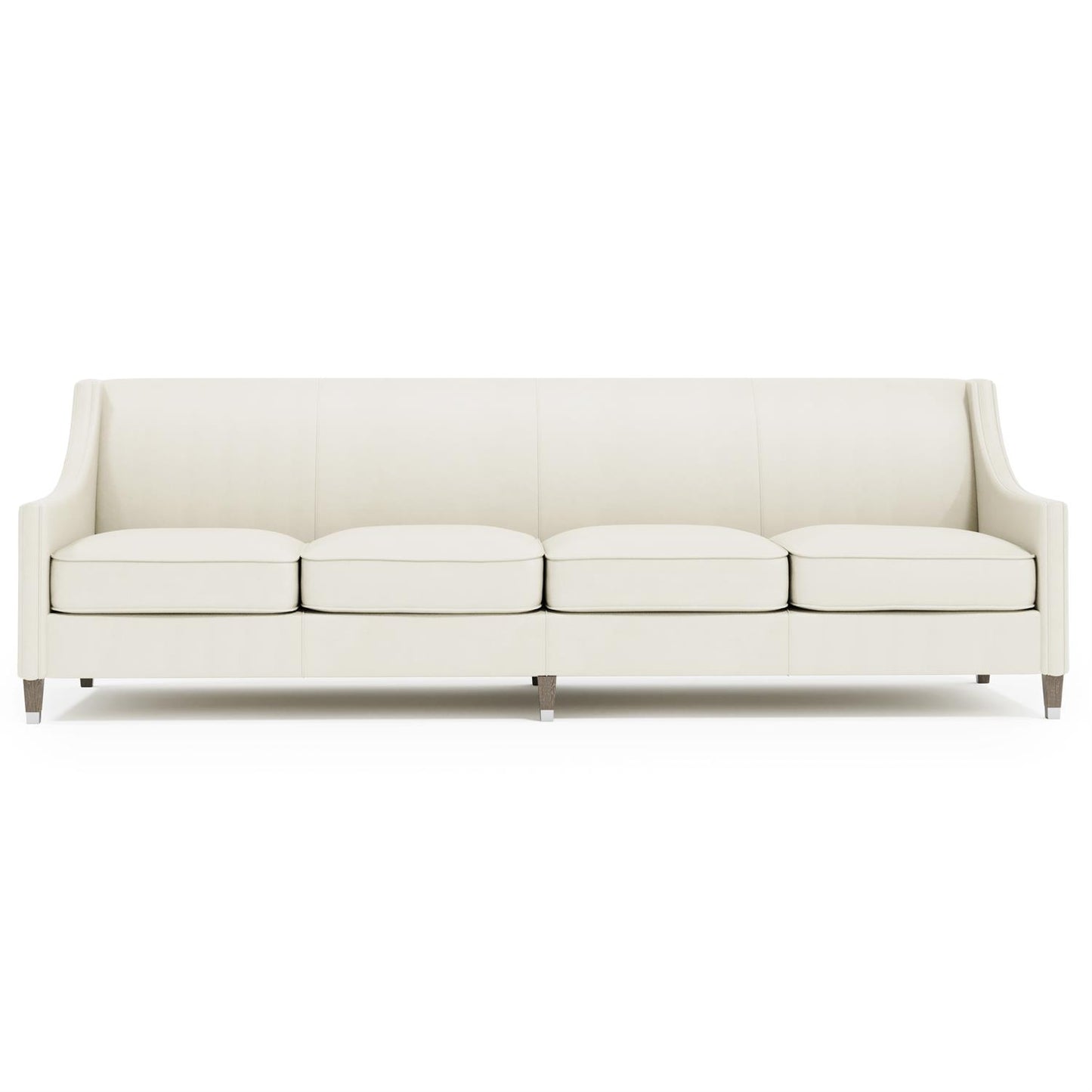 Bernhardt Palisades Leather Sofa Without Pillows & Nails — N287LYX