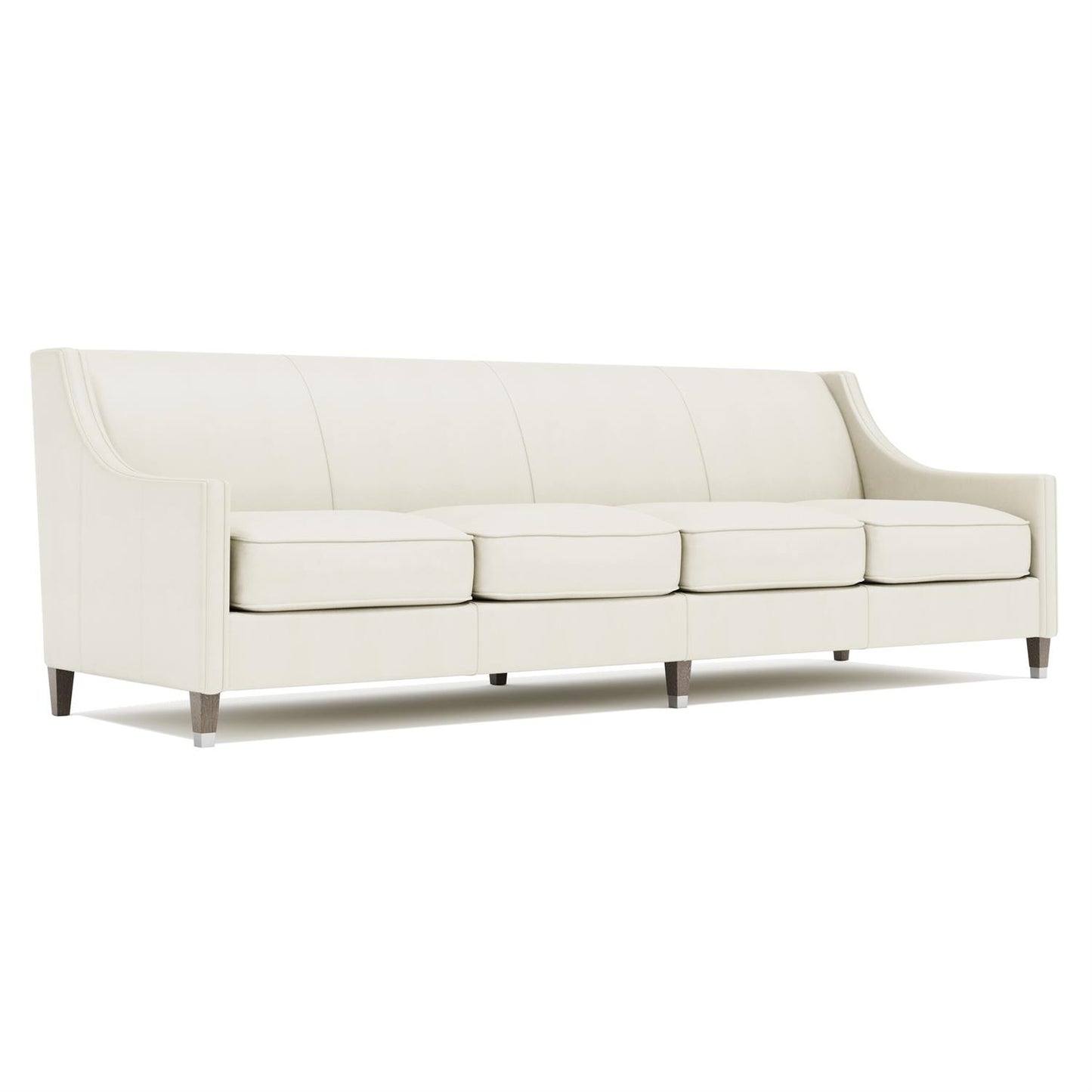Bernhardt Palisades Leather Sofa Without Pillows & Nails — N287LYX