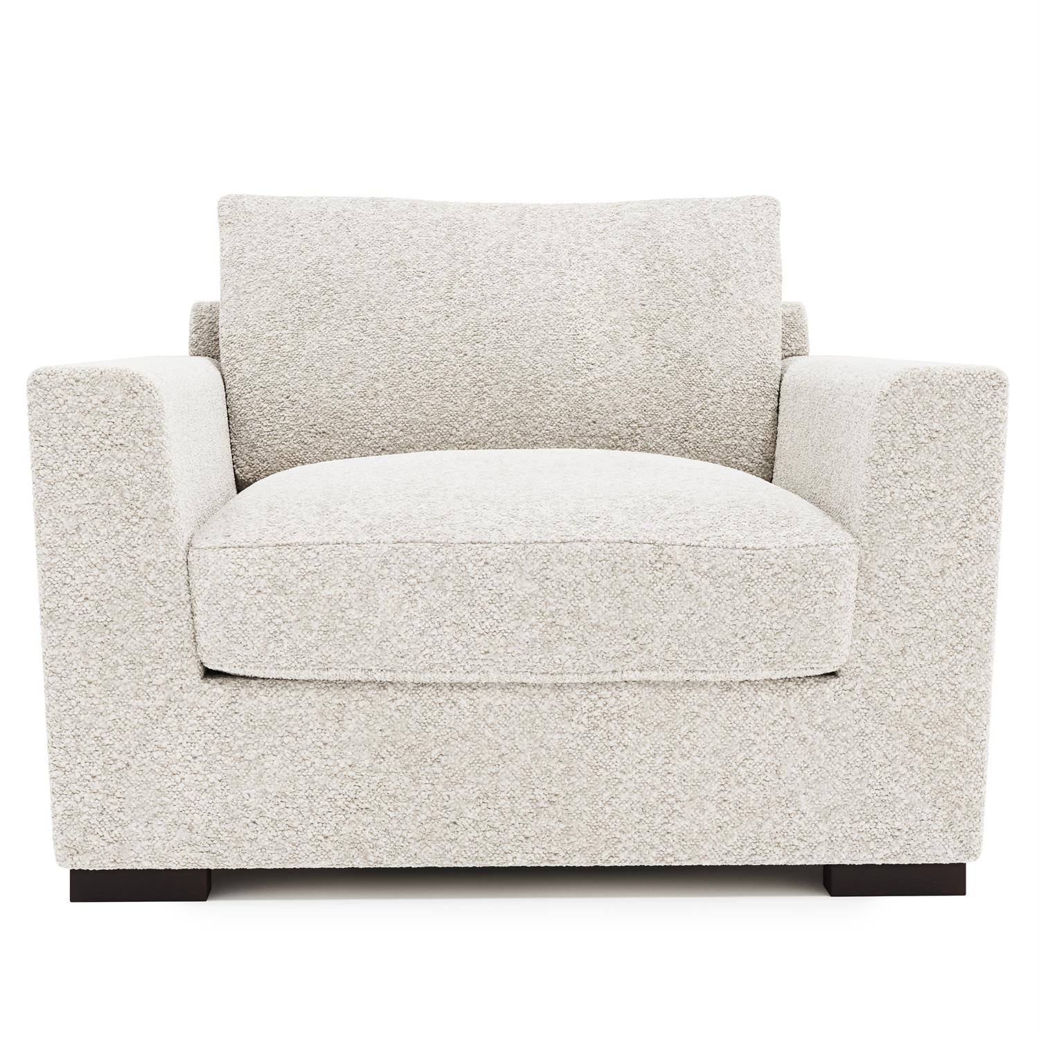 Bernhardt Nicolette Fabric Chair 1/2 Without Pillows — N3193Y