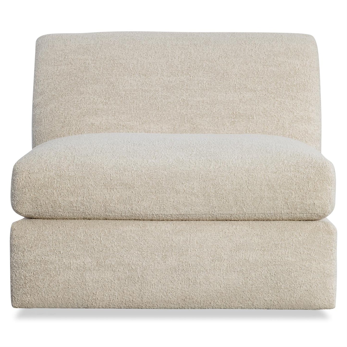 Bernhardt St. Tropez Fabric Armless Chair — N3730