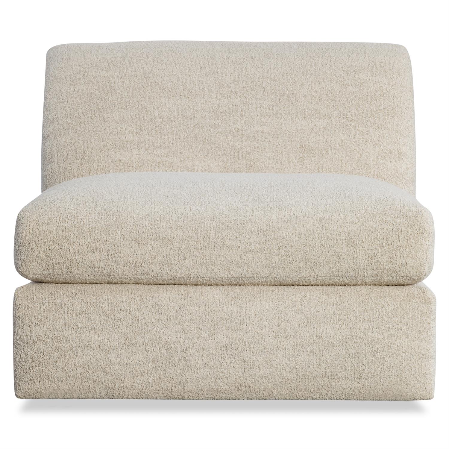 Bernhardt St. Tropez Fabric Armless Chair — N3730