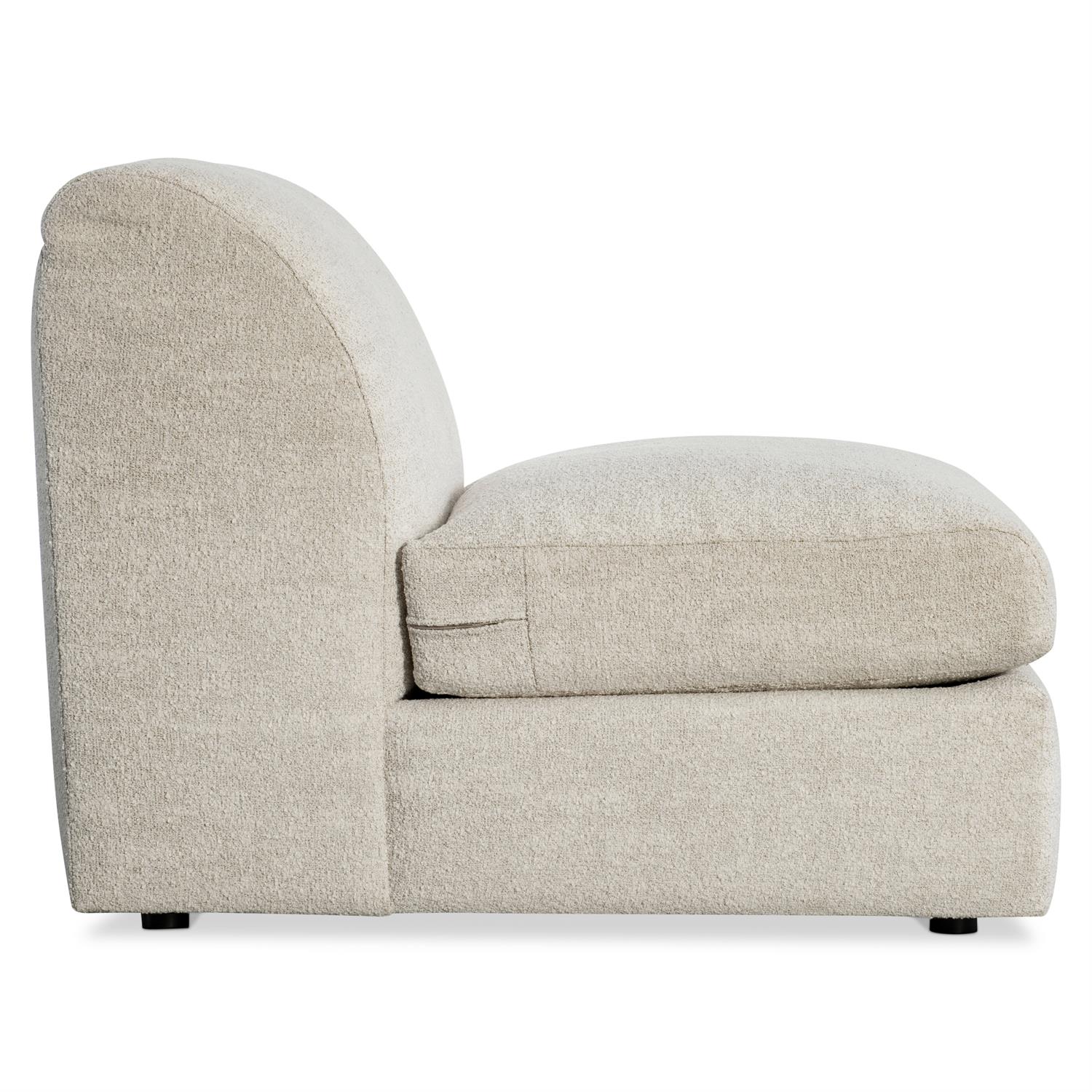 Bernhardt St. Tropez Fabric Armless Chair — N3730