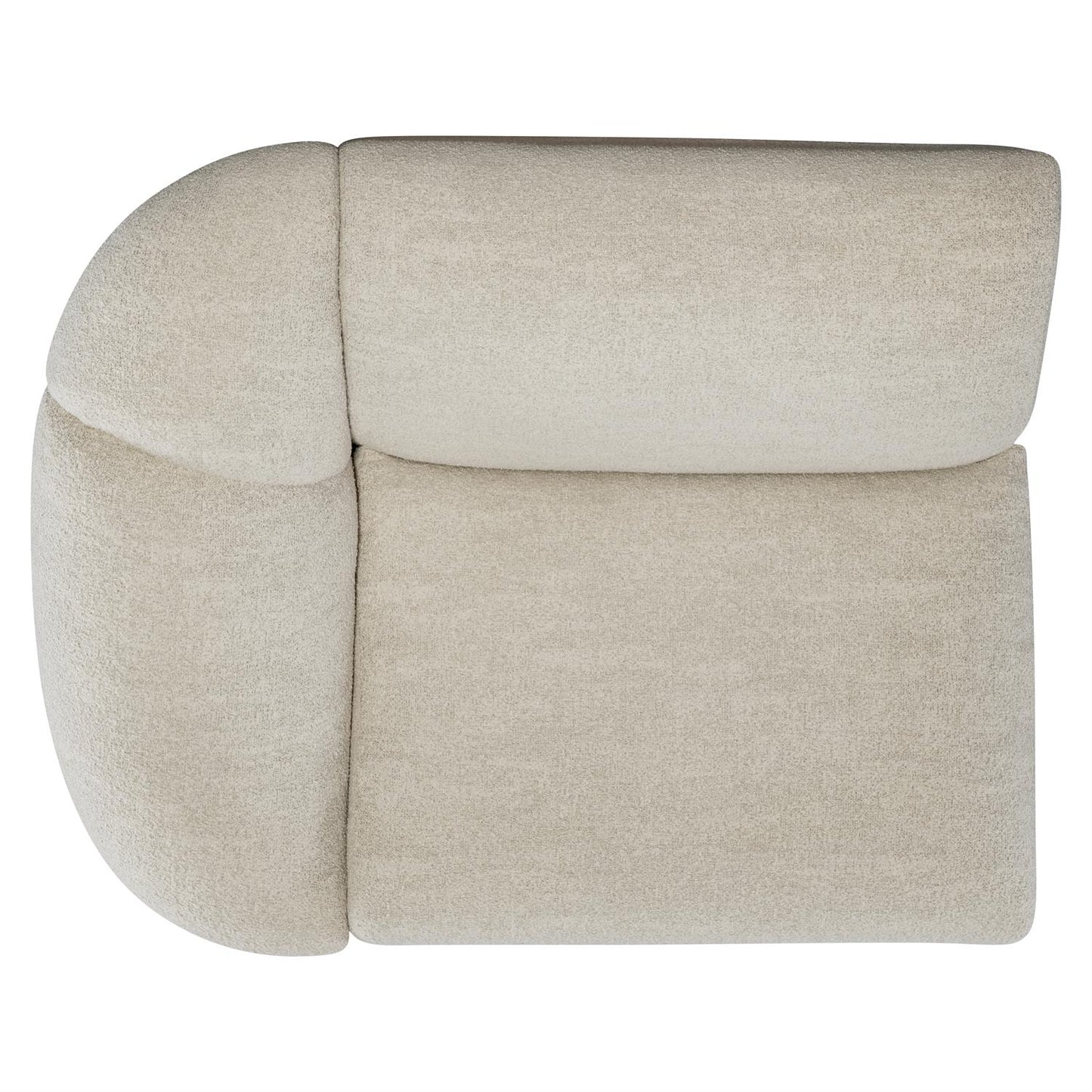 Bernhardt St. Tropez Fabric Left Arm Chair Without Pillows — N3736Y