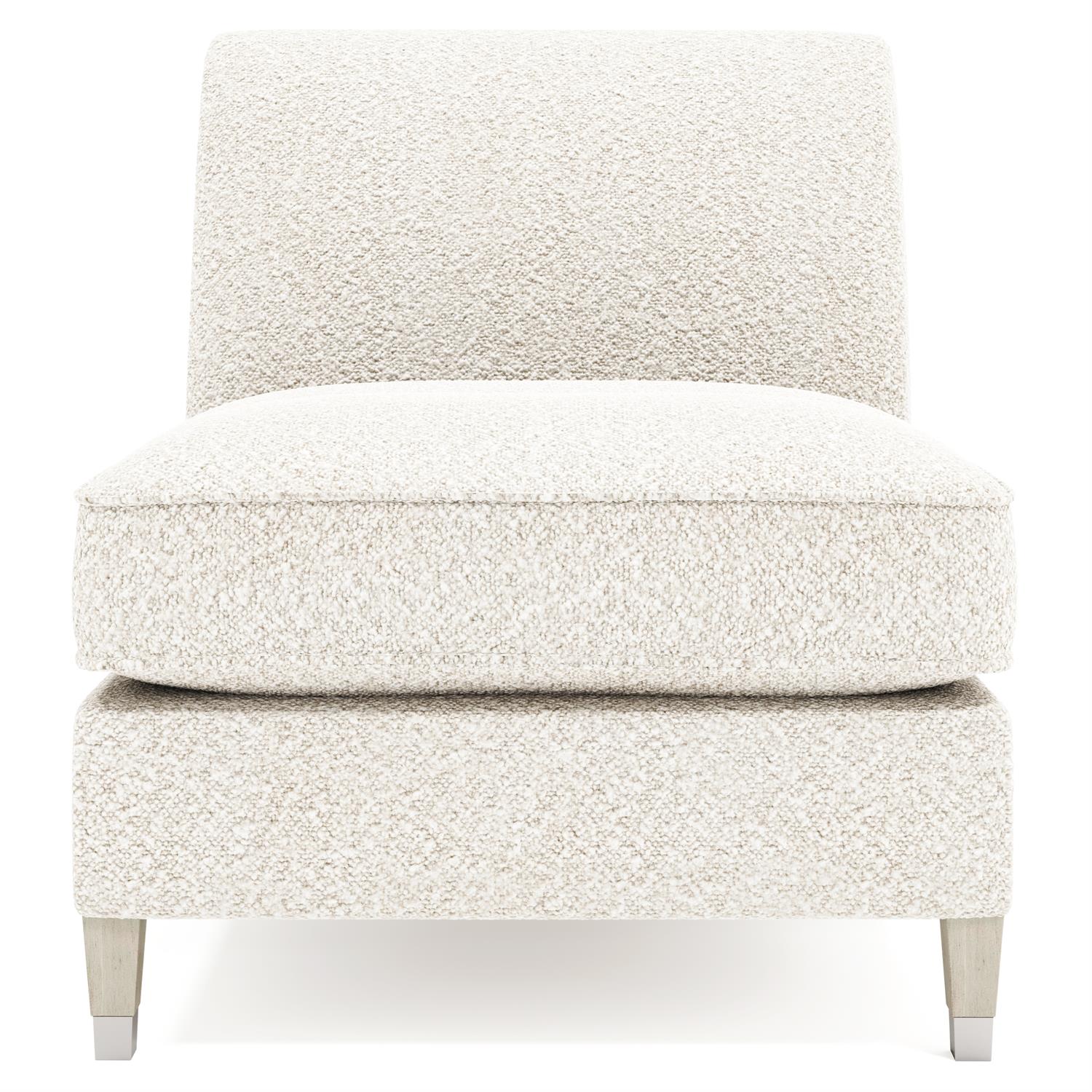 Bernhardt Palisades Fabric Armless Chair Without Nails — N4430X