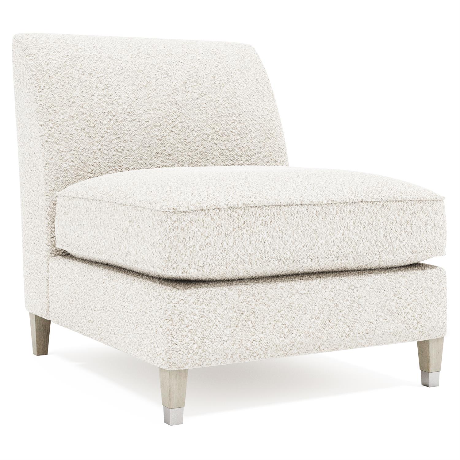 Bernhardt Palisades Fabric Armless Chair Without Nails — N4430X