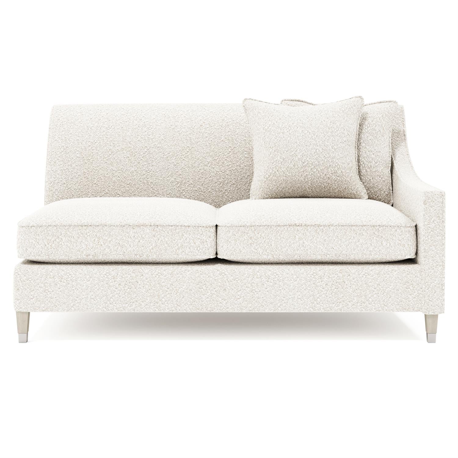 Bernhardt Palisades Fabric Right Arm Loveseat Without Nails — N4441X