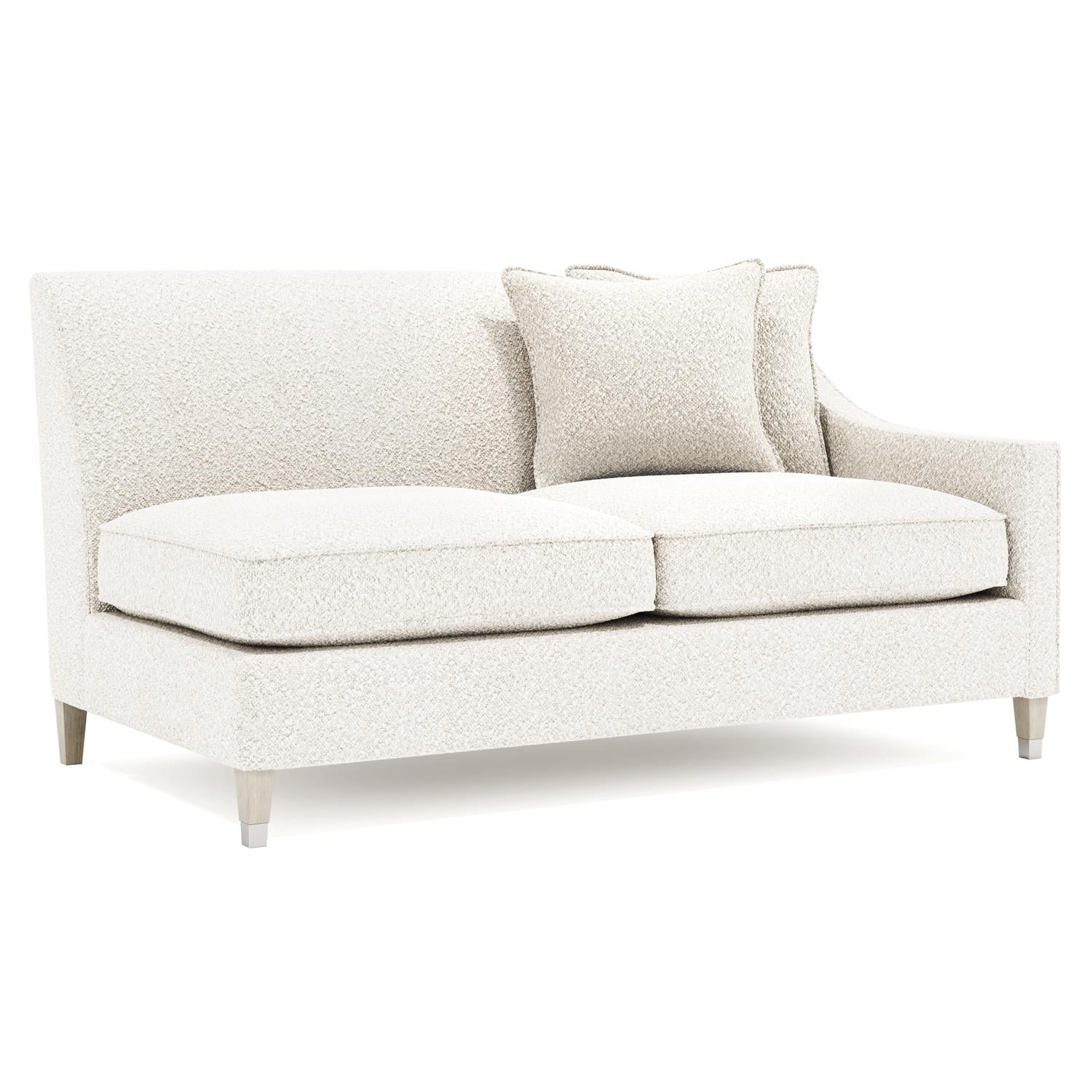 Bernhardt Palisades Fabric Right Arm Loveseat Without Nails — N4441X