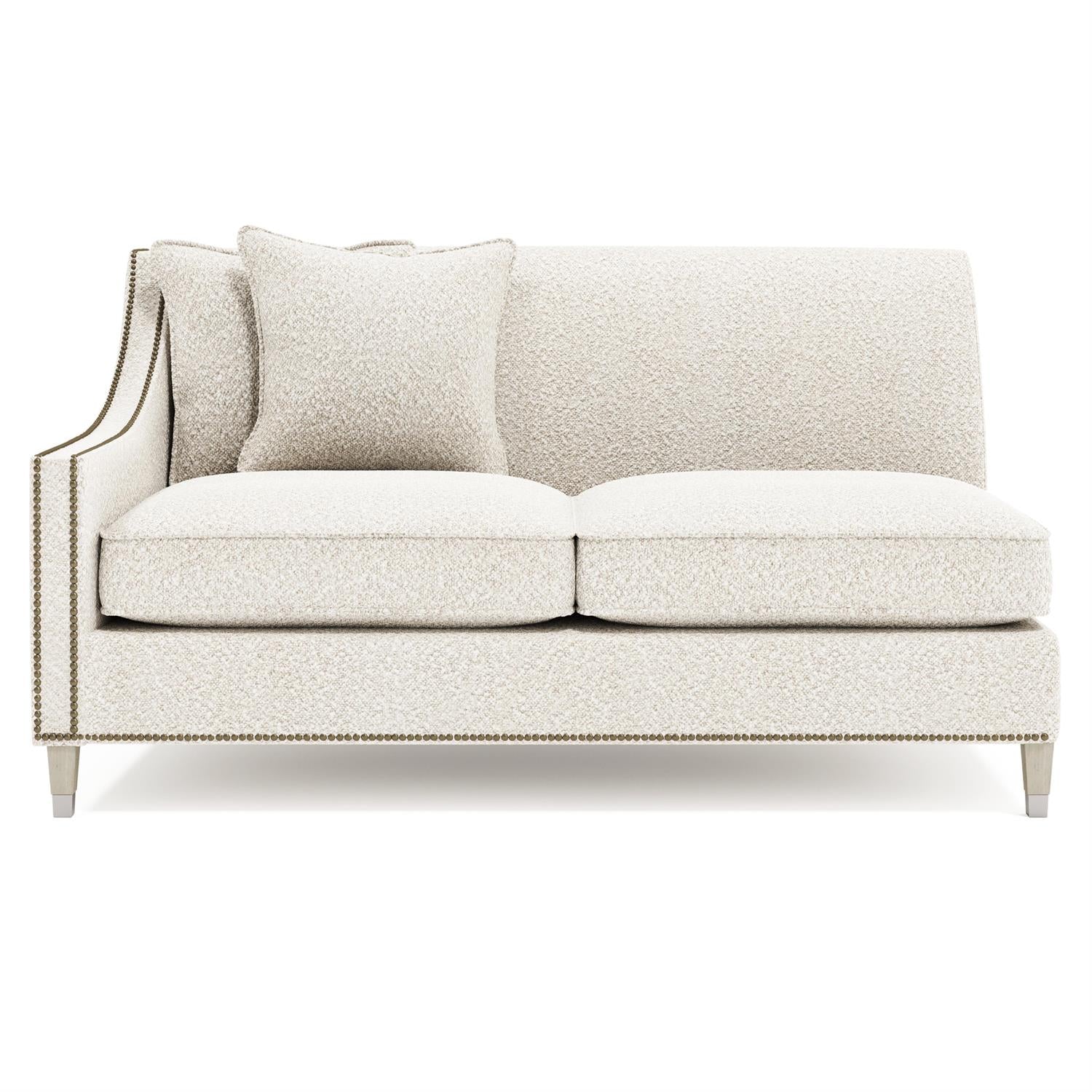 Bernhardt Palisades Fabric Left Arm Loveseat — N4442