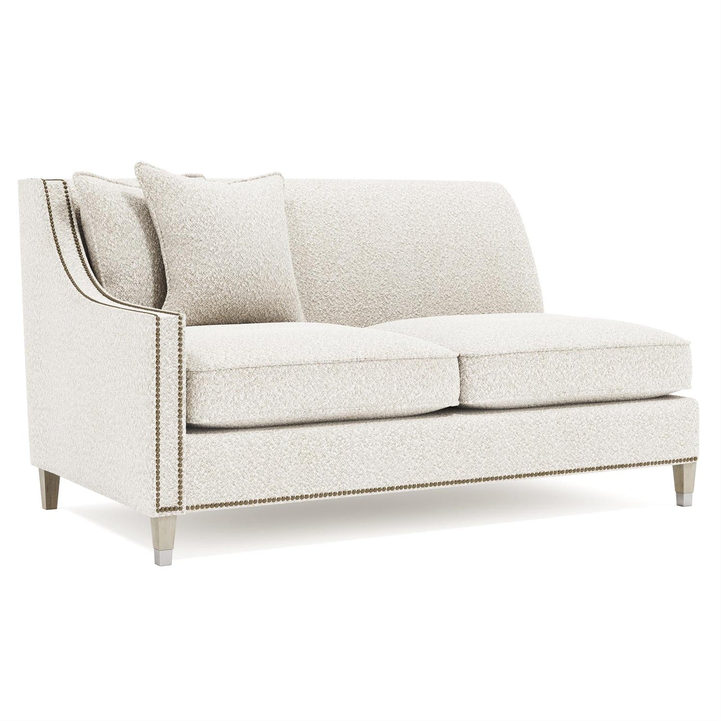 Bernhardt Palisades Fabric Left Arm Loveseat — N4442