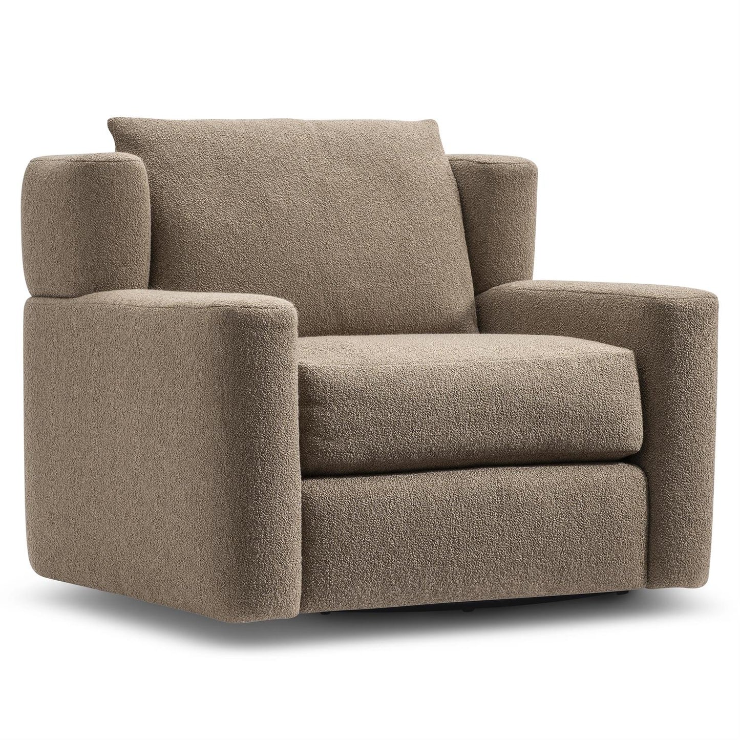 Bernhardt Laurent Fabric Swivel Chair Without Pillows — N4512SY