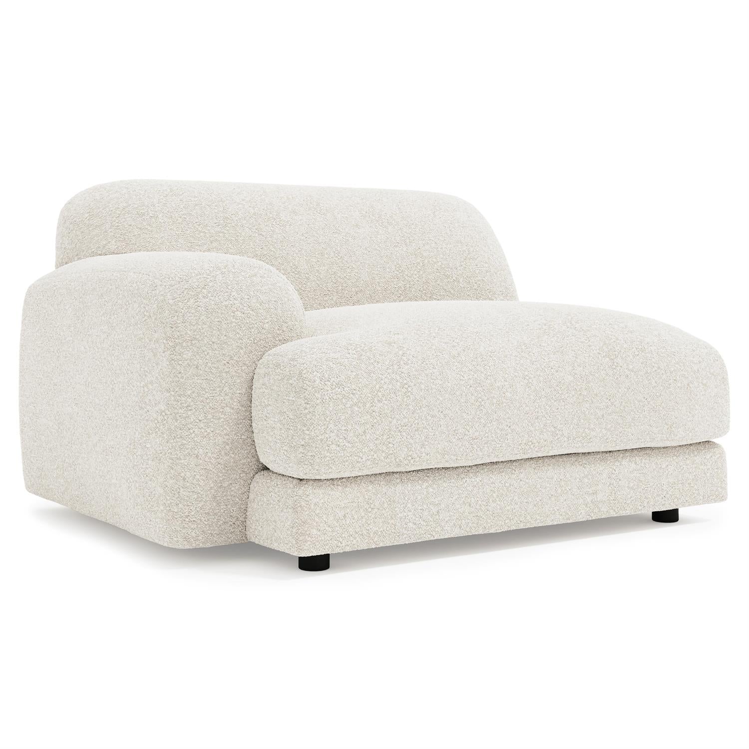 Bernhardt Rylan Fabric Left Arm Chair Without Pillows — N4536Y