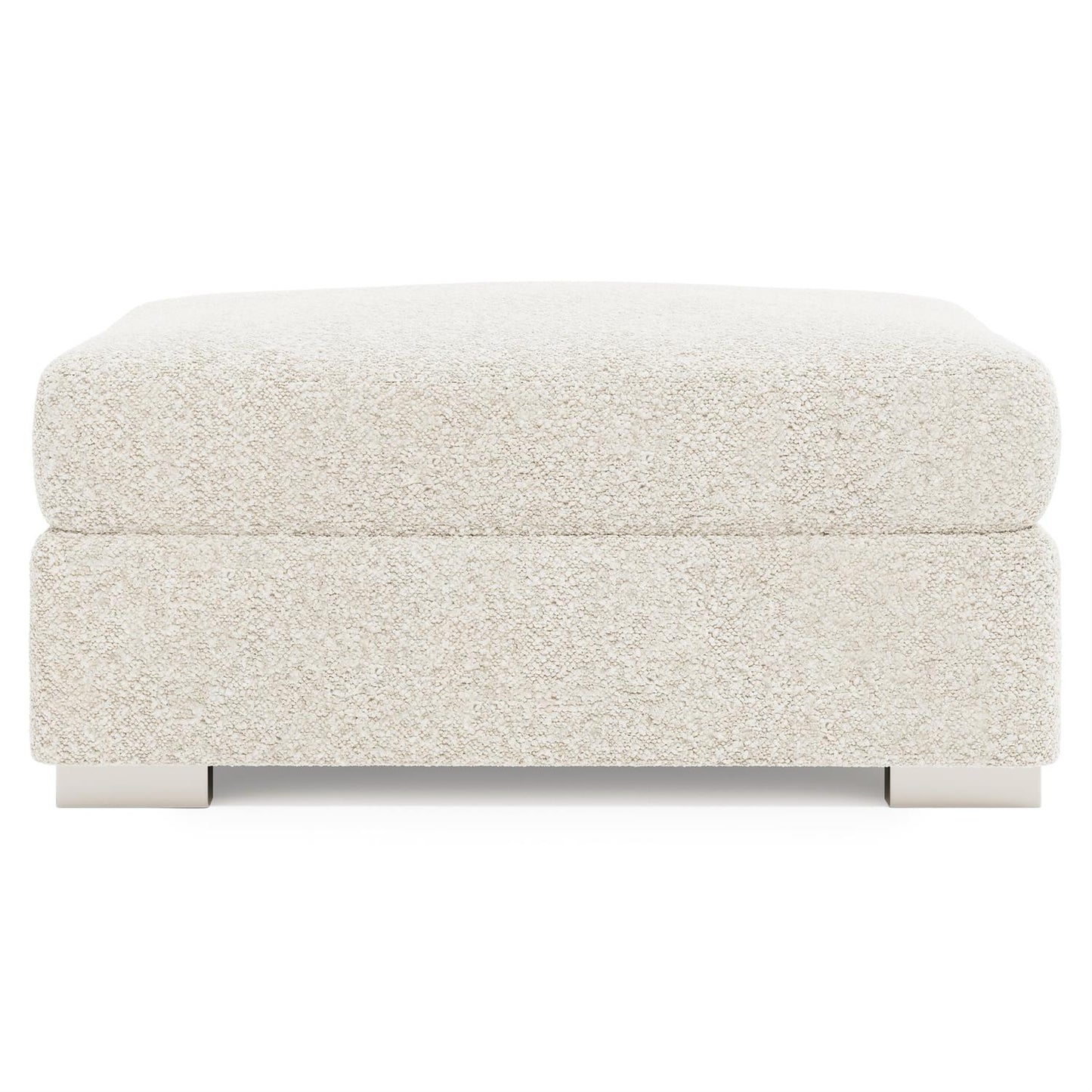 Bernhardt Helena Fabric Ottoman Metal Foot — N5120