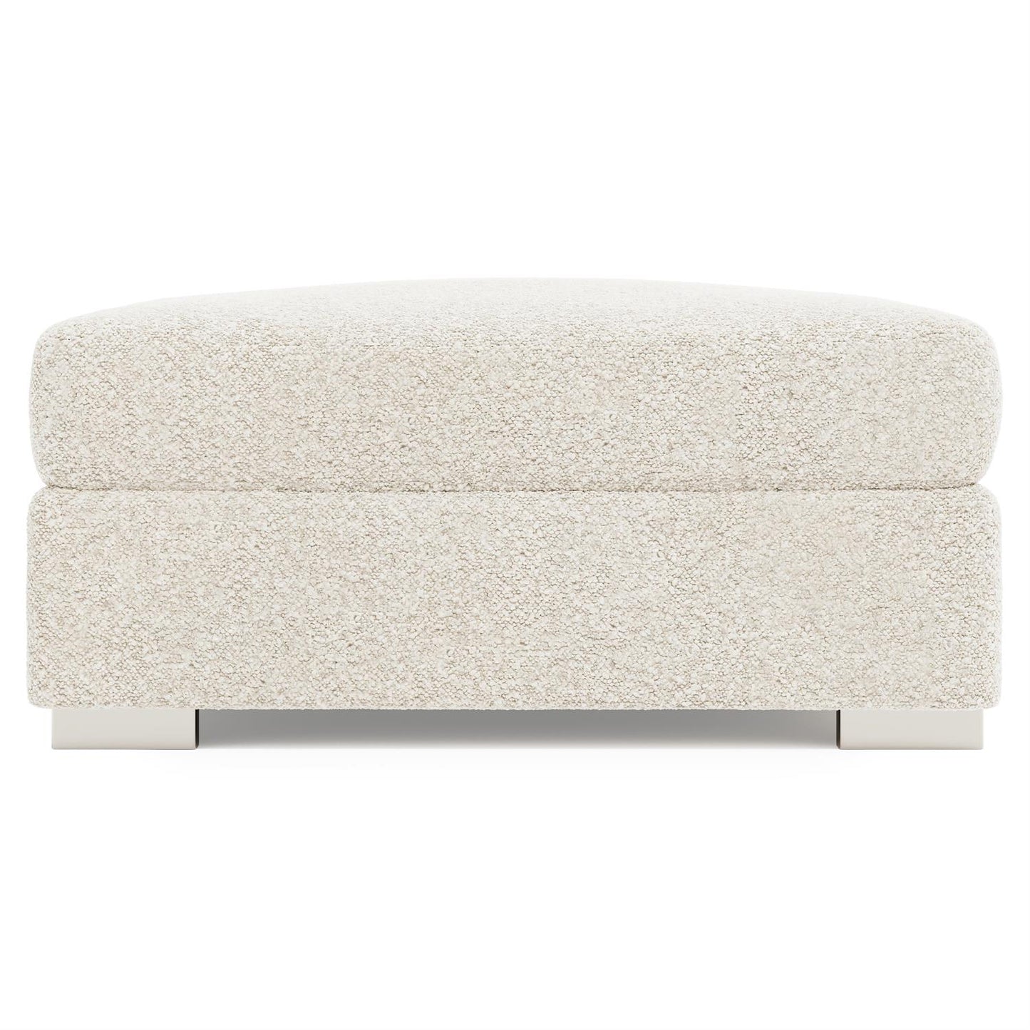 Bernhardt Helena Fabric Ottoman Metal Foot — N5120