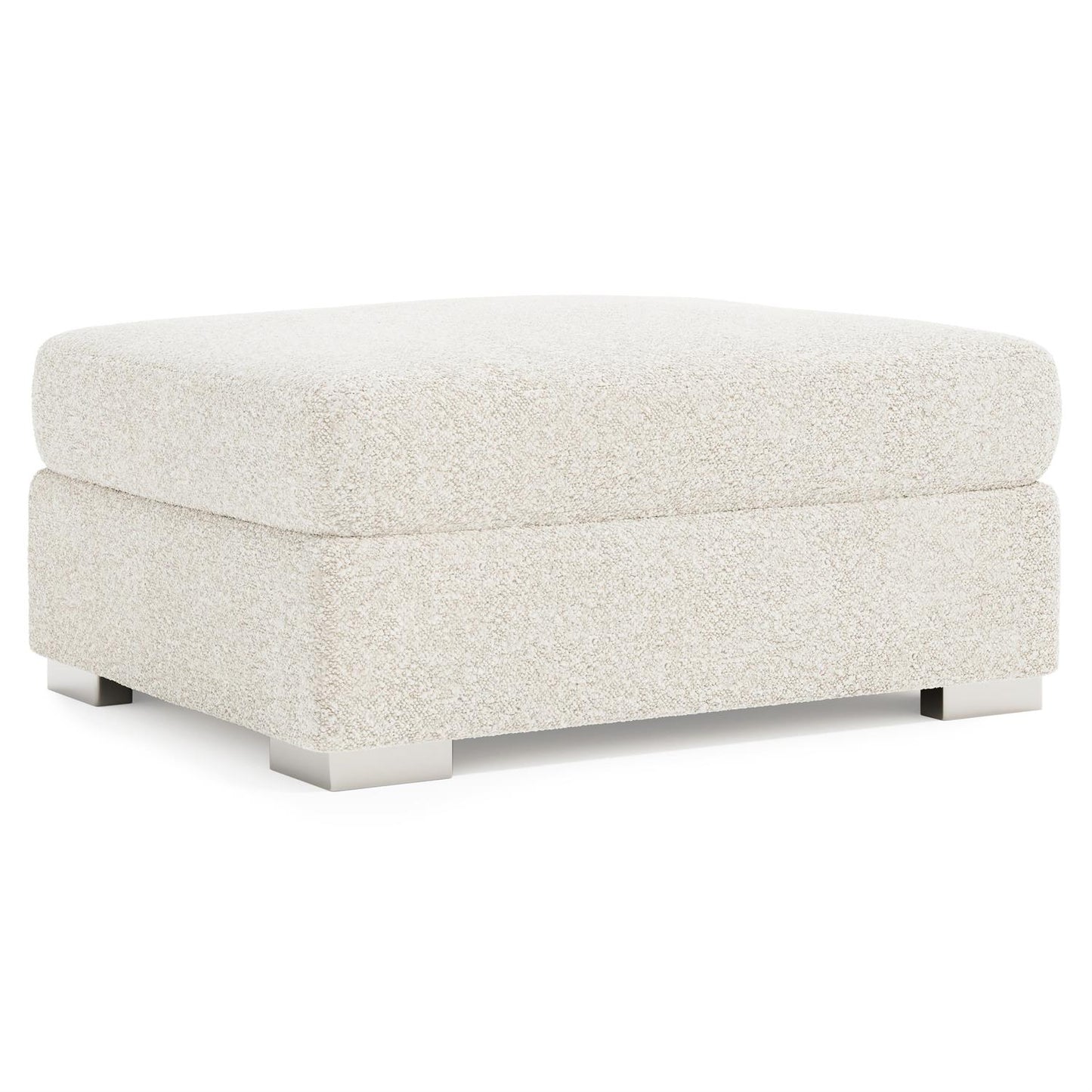 Bernhardt Helena Fabric Ottoman Metal Foot — N5120